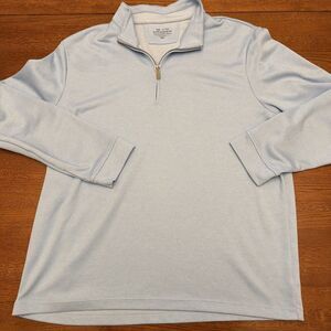 Vineyard Vines Sweater Men XXL Blue OTG On The Go Bluffs Performance Quarter-Zip